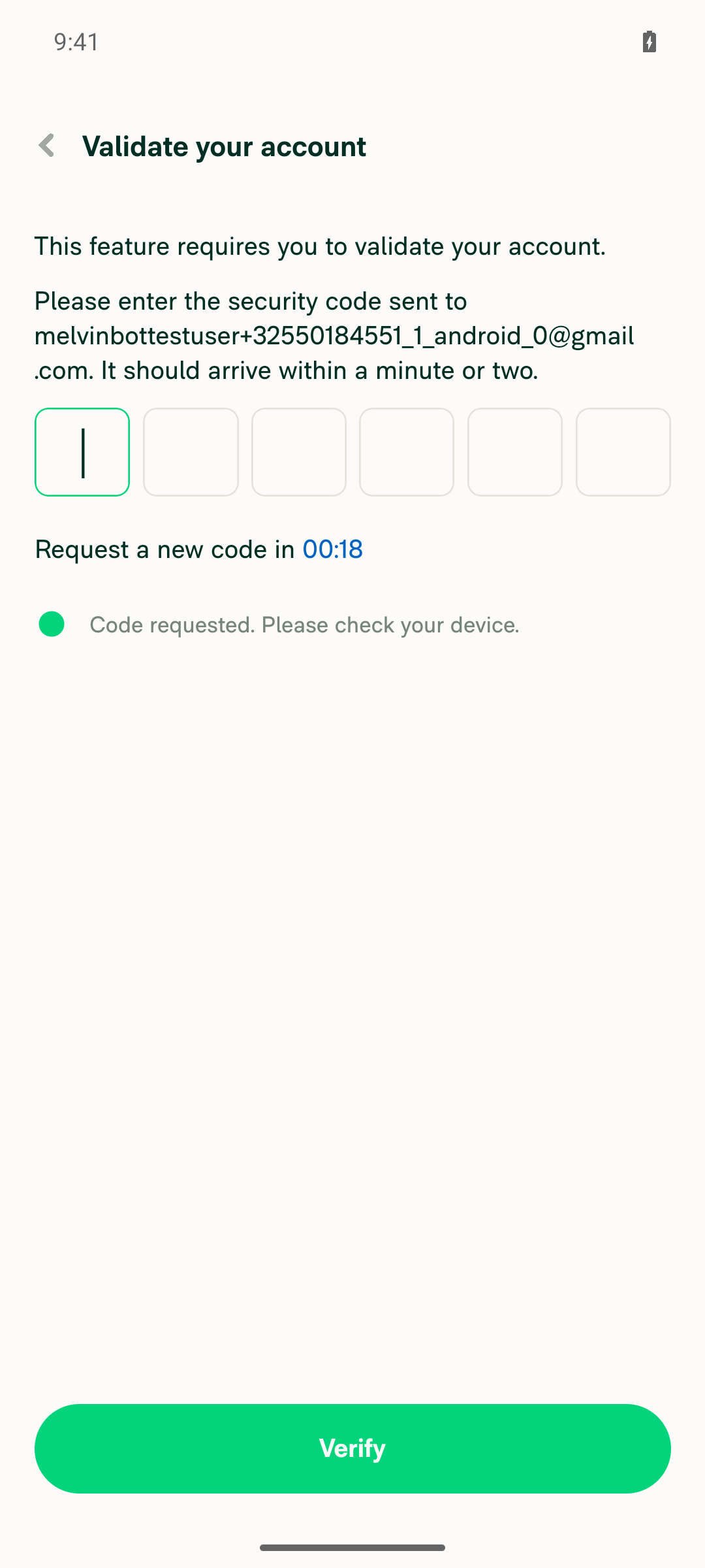 Add-bank-account flow blocked by email magic-code validation screen, preventing Expensify Card program setup