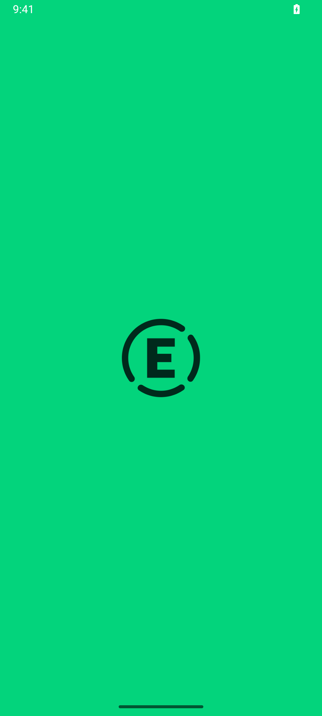 Expensify splash screen on launch