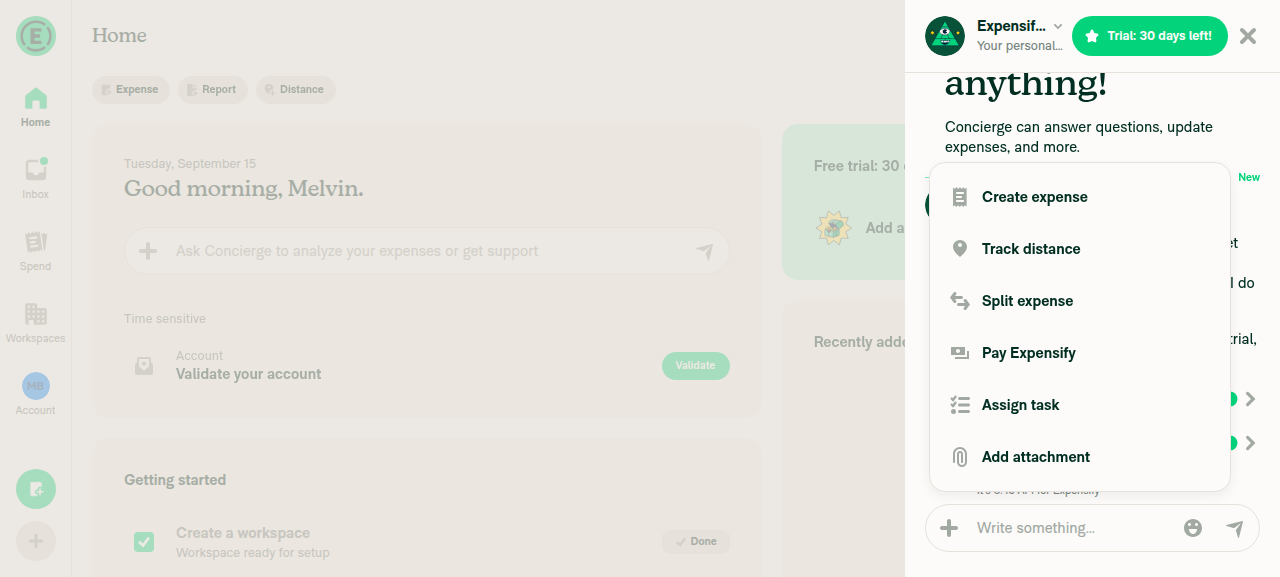 Attachment menu with six web options, no Take photo