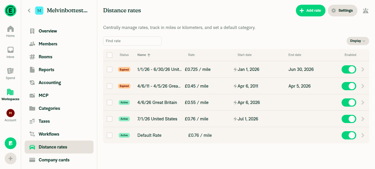 Regenerated GB rates are AMAP
