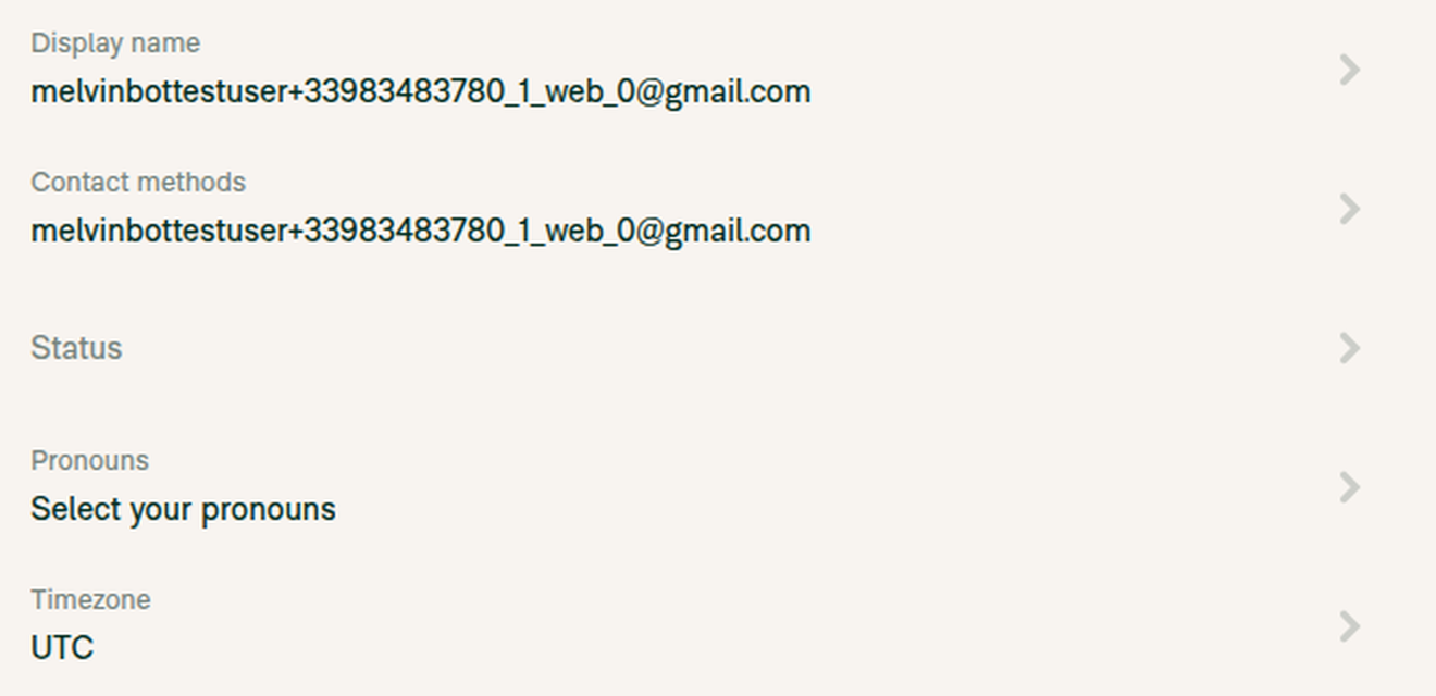 Zoomed profile rows showing small grey descriptions above normal-size titles