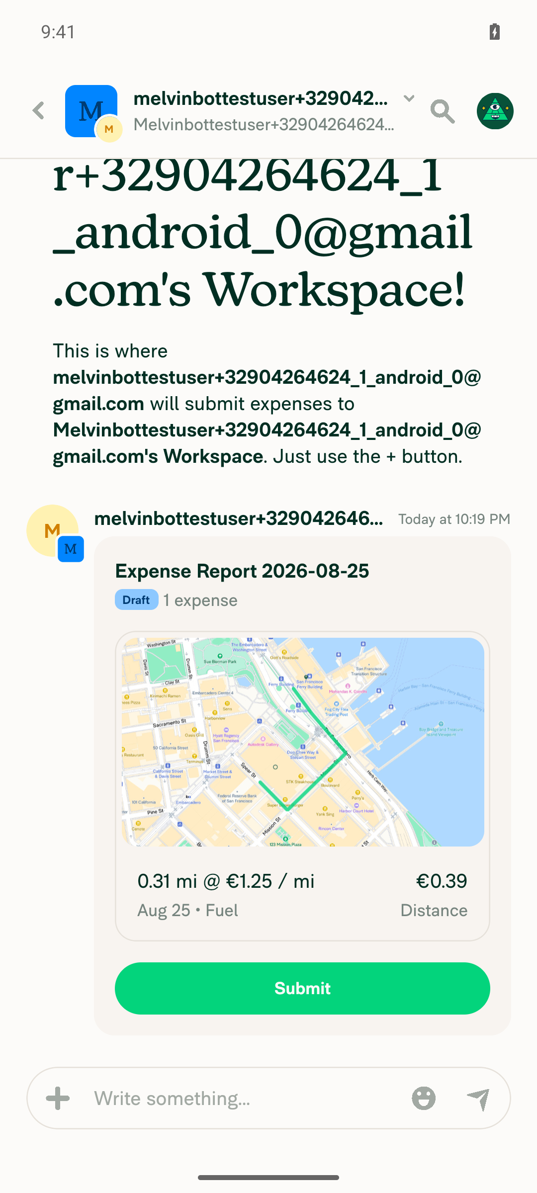 Map thumbnail loaded for Rate A expense