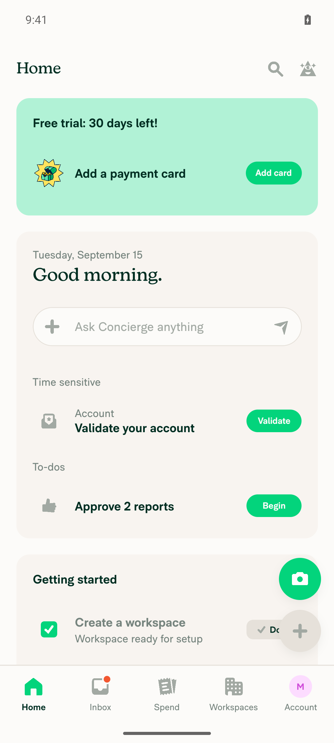 Home to-do Approve 2 reports