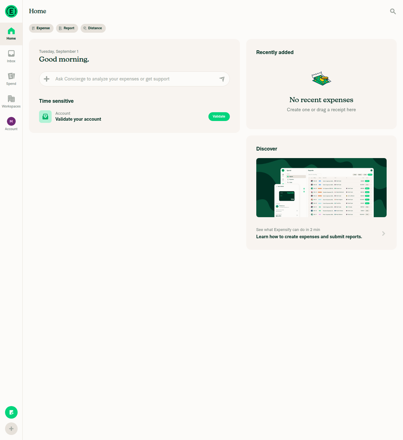 Home page after returning online, no stuck loading bar