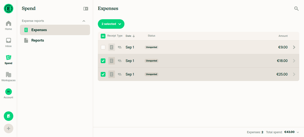 Button showing 2 selected after unchecking one row