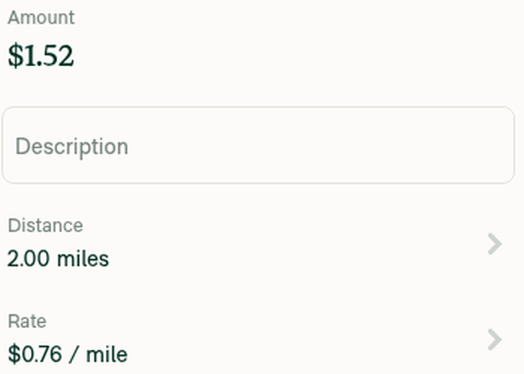 Zoom comparing the 19px confirmation amount against 15px menu-item titles