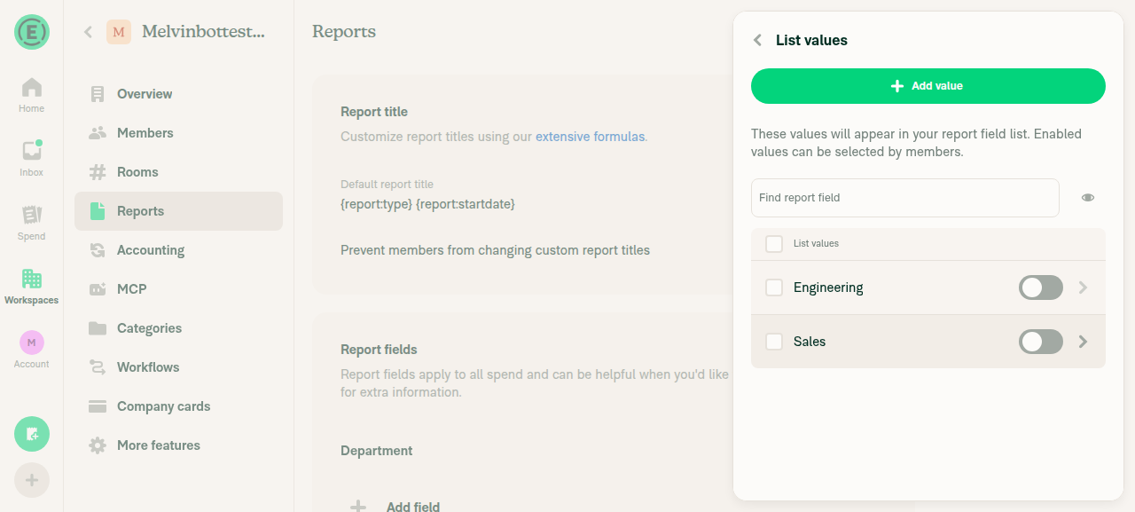 Both Sales and Engineering toggled to Disabled