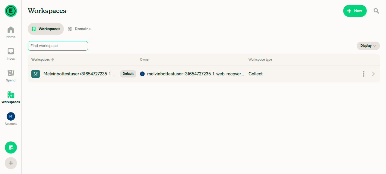 Focus-ring baseline: search box with visible green ring