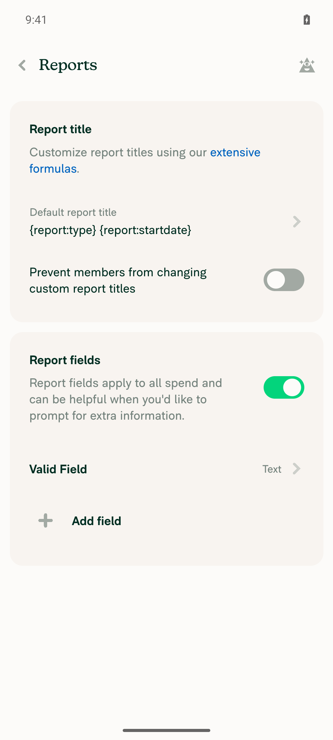 Valid text field saved with no error