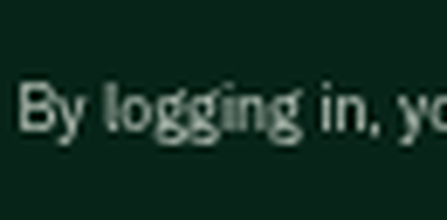 Zoomed 'By logging in,' showing full g descenders