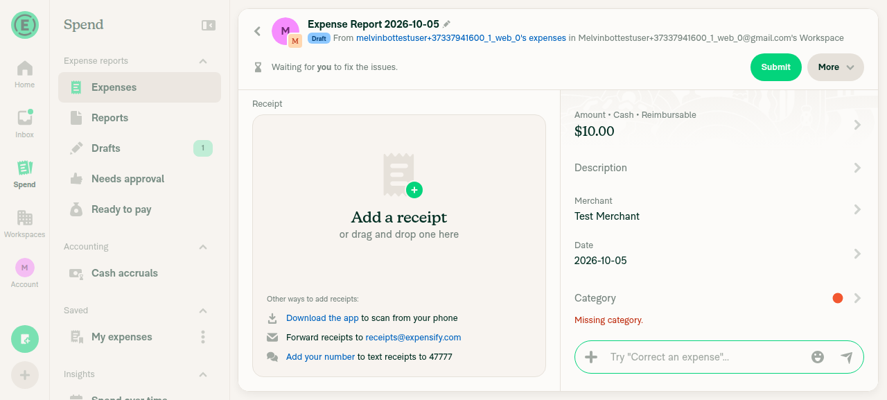 Department field no longer shown on the expense report after all values disabled