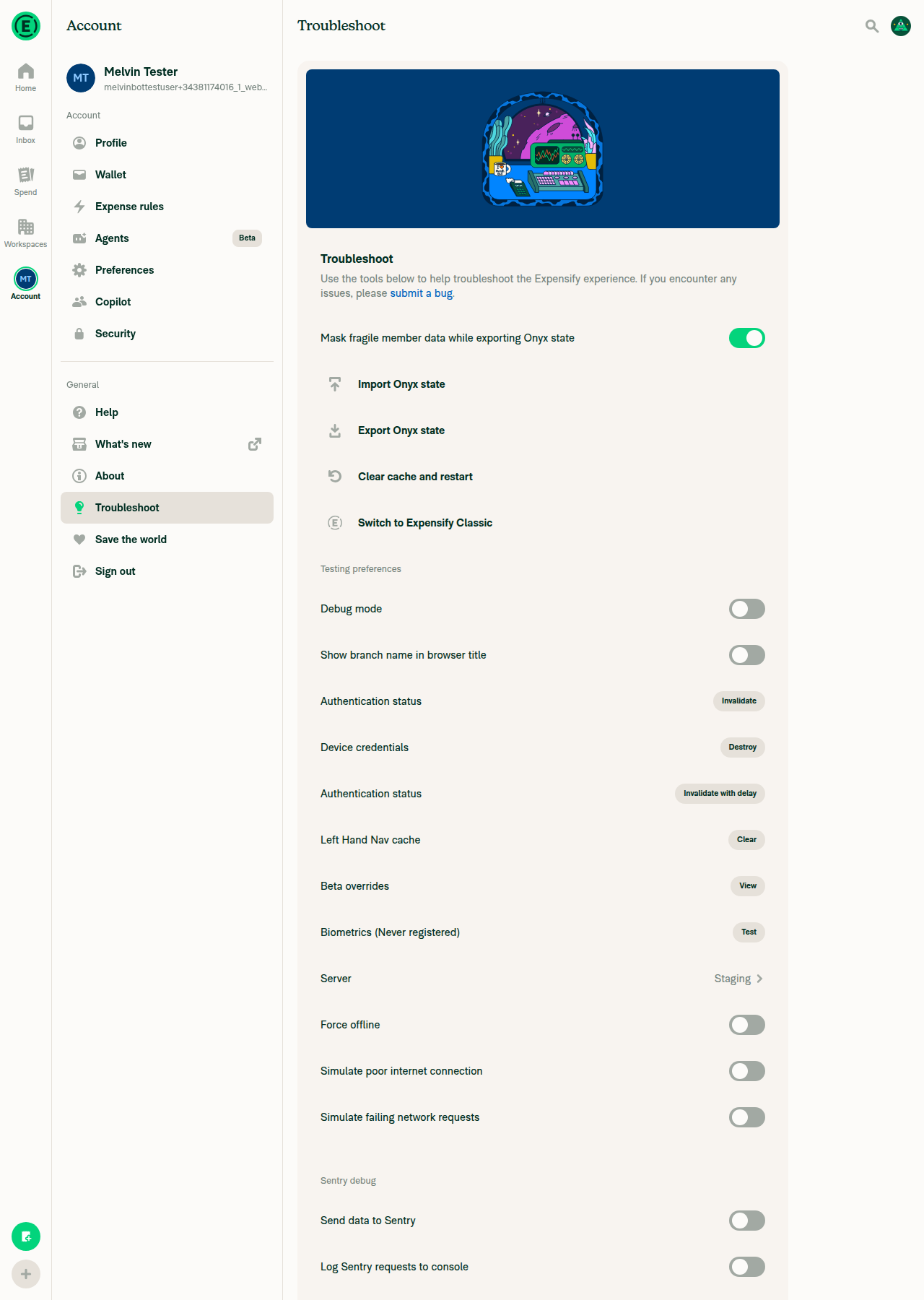 Troubleshoot after Save, Server row reads Staging