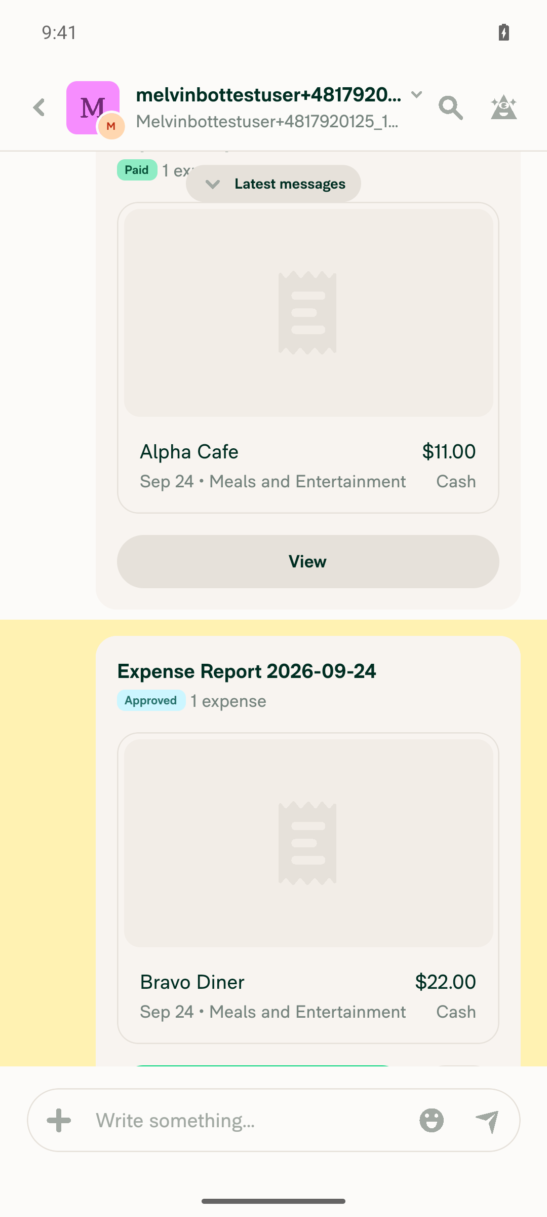 List positioned with $22 preview at bottom and next actionable $33 preview off-screen