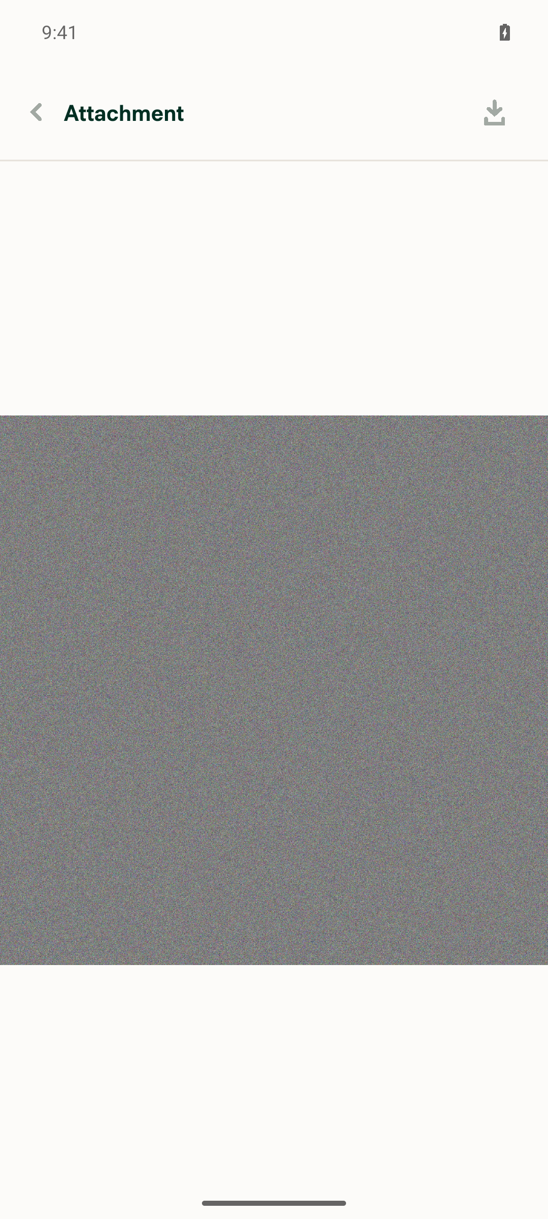 Sent image displayed correctly in full-screen attachment viewer after upload completed