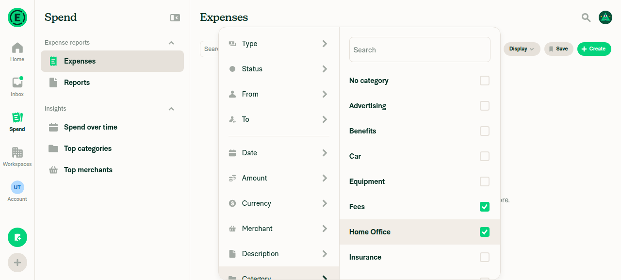 After selecting Home Office (2nd selection) - same items at same positions, no scroll jump