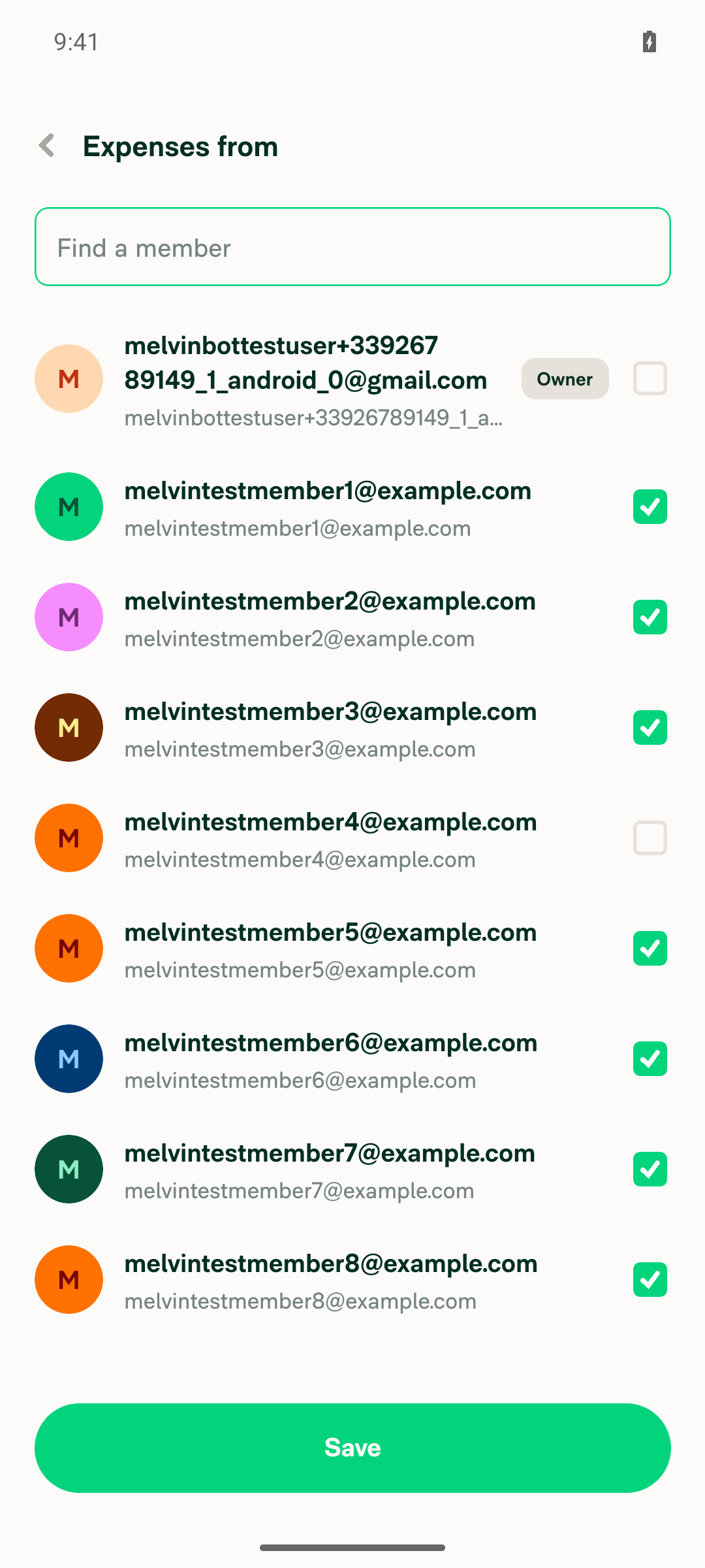 member4 checkbox deselected on fast-edit page