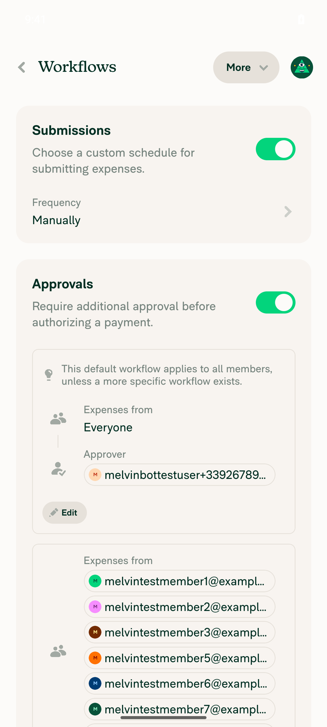 Expenses from list after full app relaunch, member4 still absent
