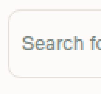 Zoomed corner of Spend search input
