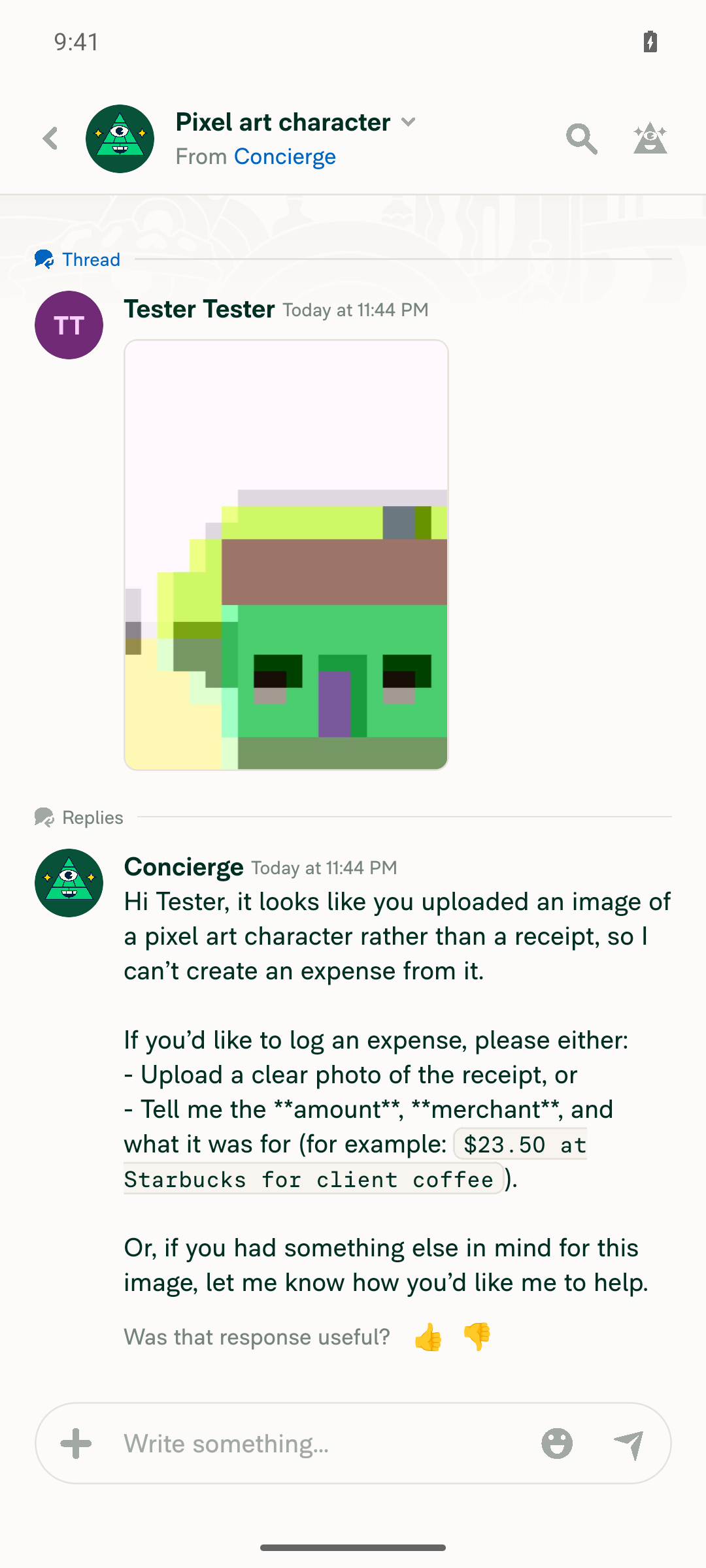Thread view showing the full, uncropped attachment thumbnail