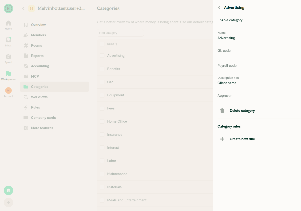 Description hint persists after re-navigating to the category